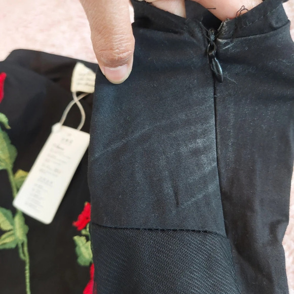 Aufor Embroidered Floral Swing Dress Size XL NWT - Picture 11 of 11